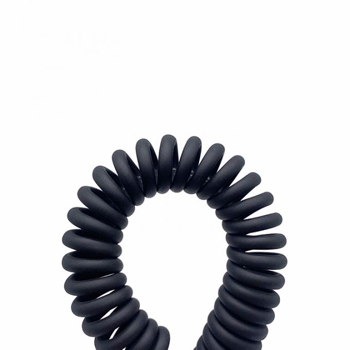 câble à ressort enroulé USB pour ouvrir 4 câbles nus en conserve 4