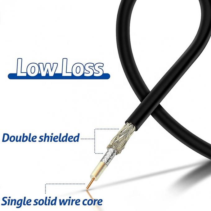 RG174 câble d'extension d'antenne coaxiale RP SMA mâle à RP SMA femelle pour caméra de sécurité Wifi Router 3