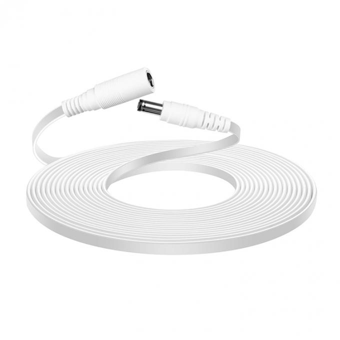 1m 3m 5m 12V mâle à mâle femelle à courant continu plat 5.5x2.1mm 5.5x2.5mm 3.5x1.35mm câble d'extension d'alimentation Jack à baril pour caméra de vidéosurveillance LED 7