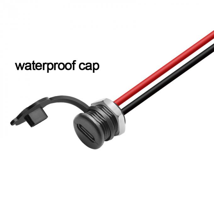 IP67 IP68 Cap imperméable à l'eau USB type C prise de prise féminine à 2 broches PH 2.0 XH 2.54 SH1.0 VH ZH MX câble de connecteur 2