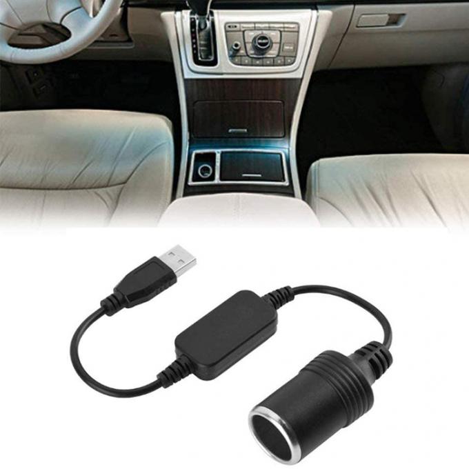USB Un câble convertisseur de puissance mâle à 12v 5