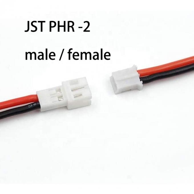 2 broches mâle femelle JST PH 2.0 câble de connecteur 3