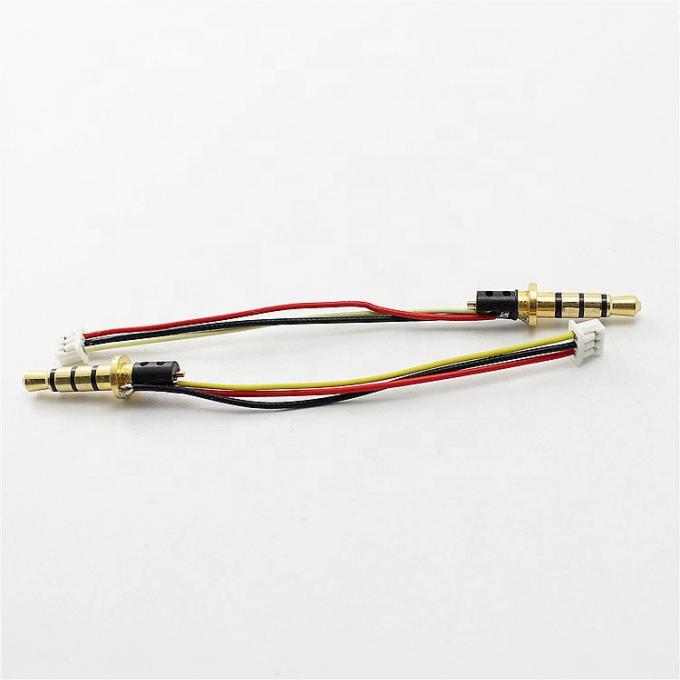 Jack audio TRRS personnalisé de 3,5 mm à 3 broches Molex 1.25 mm câble de connecteur en fil 0