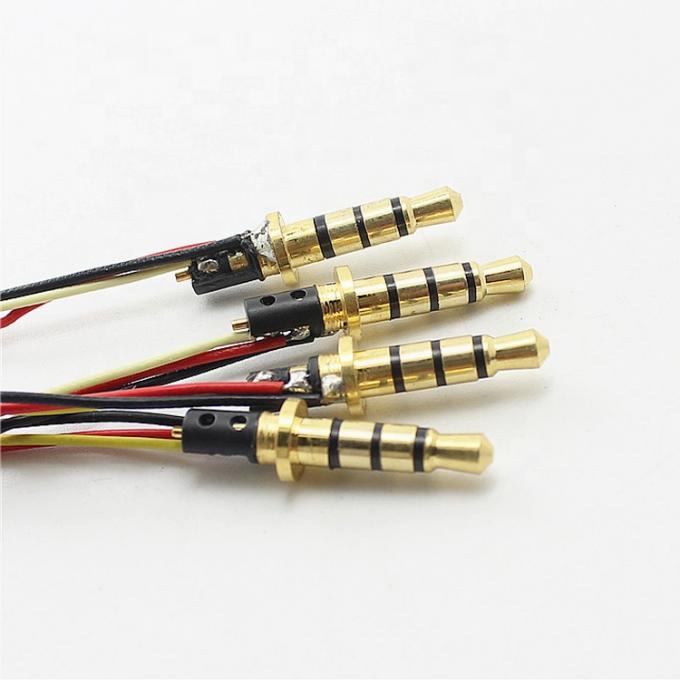 Jack audio TRRS personnalisé de 3,5 mm à 3 broches Molex 1.25 mm câble de connecteur en fil 1