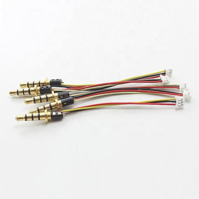Jack audio TRRS personnalisé de 3,5 mm à 3 broches Molex 1.25 mm câble de connecteur en fil 3