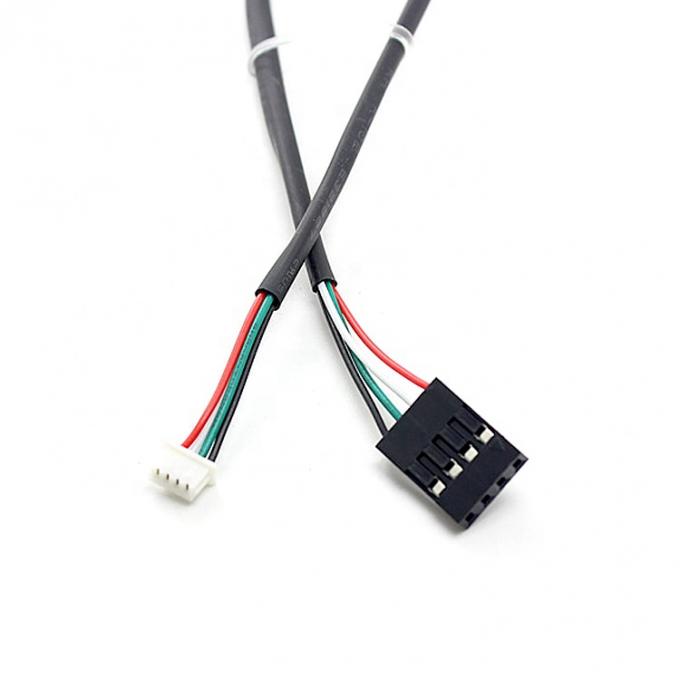 Cable d'assemblage de câble de câble de câble de connecteur de connecteur de 4 broches Dupont 2.54 mm à Molex 1.25 mm 0