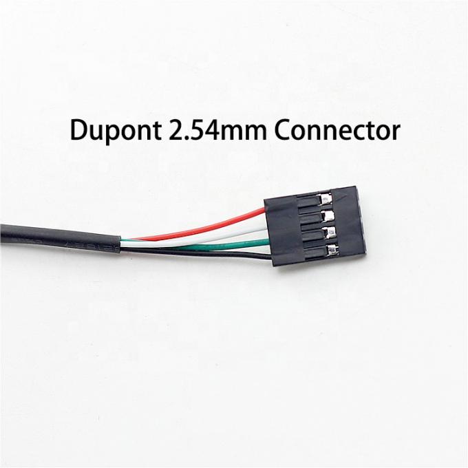 Cable d'assemblage de câble de câble de câble de connecteur de connecteur de 4 broches Dupont 2.54 mm à Molex 1.25 mm 1