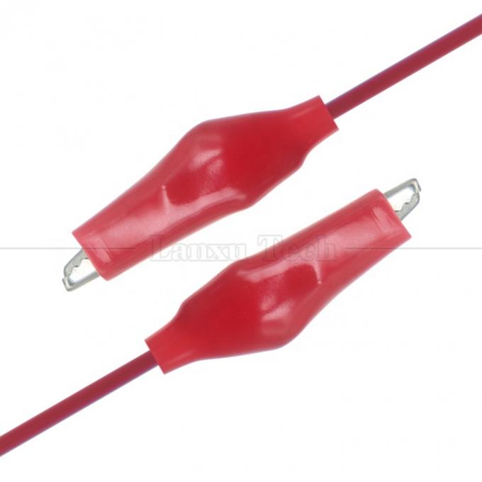 Noir Rouge Alligator électrique Crocodile pinces Clips câble de test de puissance de la batterie 2