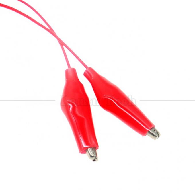 Noir Rouge Alligator électrique Crocodile pinces Clips câble de test de puissance de la batterie 3