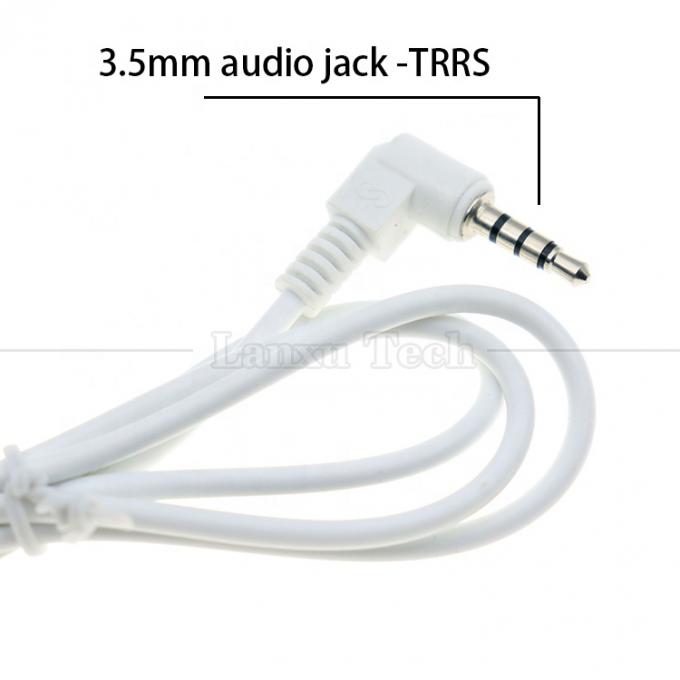 Jack audio personnalisé de 3,5 mm TRRS à JST MX 1.25 mm 4p câble de câblage 1