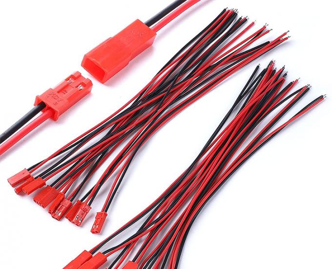 22AWG mâle femelle 2 PIN JST SYP RCY connecteur de prise à l'extrémité nue de fil pigtail câble de plomb harnais pour batterie à bande LED 0