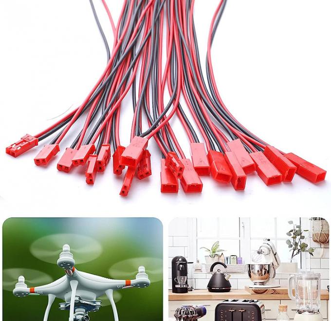 22AWG mâle femelle 2 PIN JST SYP RCY connecteur de prise à l'extrémité nue de fil pigtail câble de plomb harnais pour batterie à bande LED 4