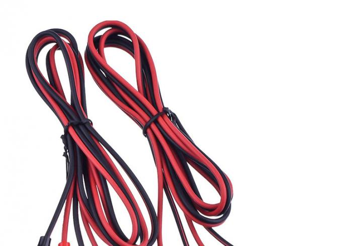 12v à double extrémité noir rouge conduit électrique de test Jumper fil d'alligator crocodile clips câble 1
