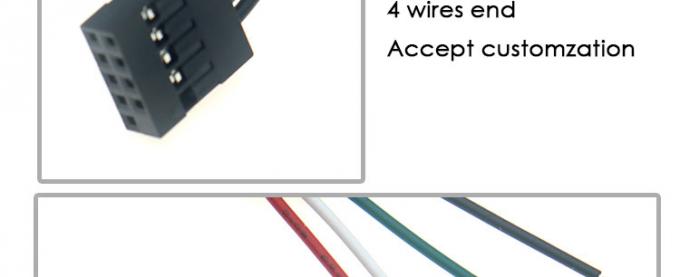 OEM 2.54mm Pitch 9 PIN Header Dupont connecteur câble de câblage 4