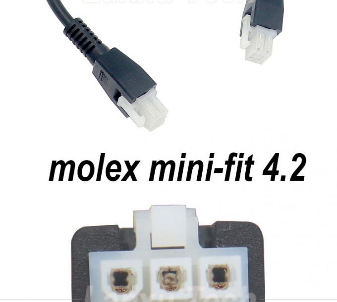 Personnalisation surmoulé mâle à mâle femelle 6 broches 2451350620 Molex Mini-Fit 4,2 mm câble d'assemblage de connecteur de hauteur 2