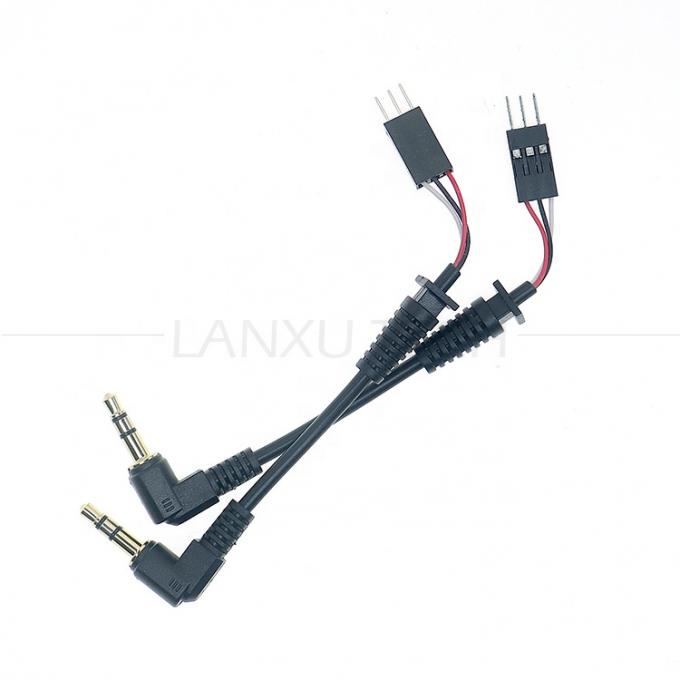 personnalisation OEM 3,5 mm TRS TRRS Audio Jack au câble de connecteur Dupont 0