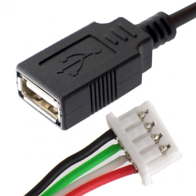 Assemblage OEM USB A féminin à JST 2 3 broches PH XH 1,0 mm 1,5 mm 2 mm câble de connecteur 1