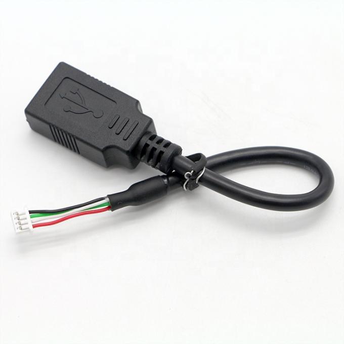 Assemblage OEM USB A féminin à JST 2 3 broches PH XH 1,0 mm 1,5 mm 2 mm câble de connecteur 4
