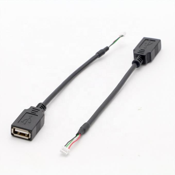 Assemblage OEM USB A féminin à JST 2 3 broches PH XH 1,0 mm 1,5 mm 2 mm câble de connecteur 5
