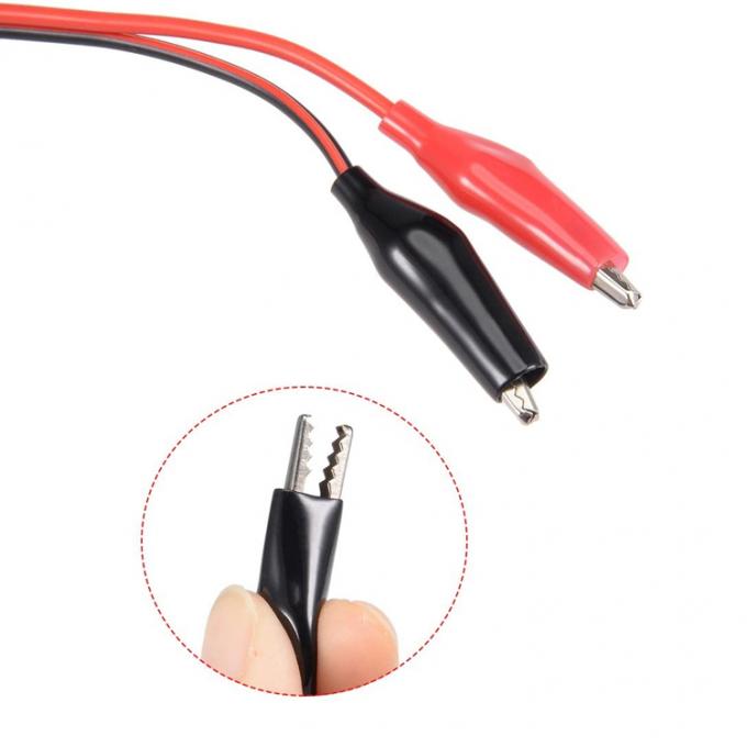 2.1mmx5.5 mm 12V DC Jack mâle à connecteur de câble d'alimentation de clip d'alligator pour l'éclairage de caméra de sécurité CCTV 5