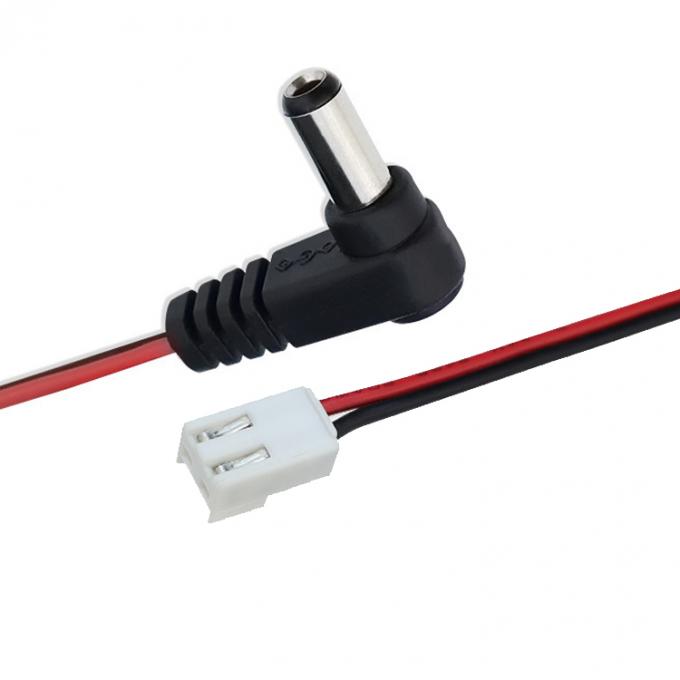 Jack à baril en courant continu OEM personnalisé à JST XH 2 broches 2.54 câble d'alimentation 4