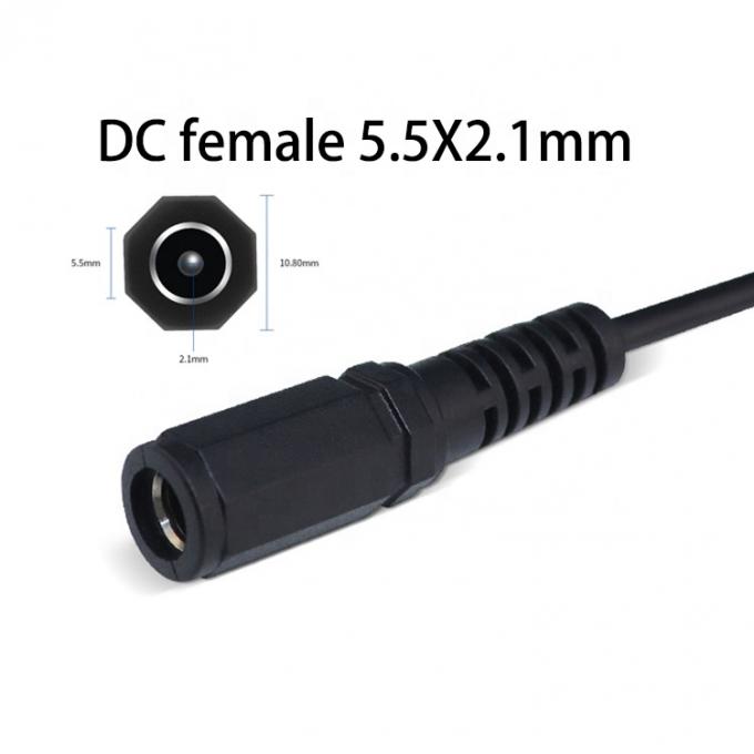 Personnalisation DC 5.5x2.1mm 5.5x2.5mm 3.5x1.35mm 4.0x1.7mm Bareel Jack Plug à JST XH PH SH VH MX câble de connecteur 3