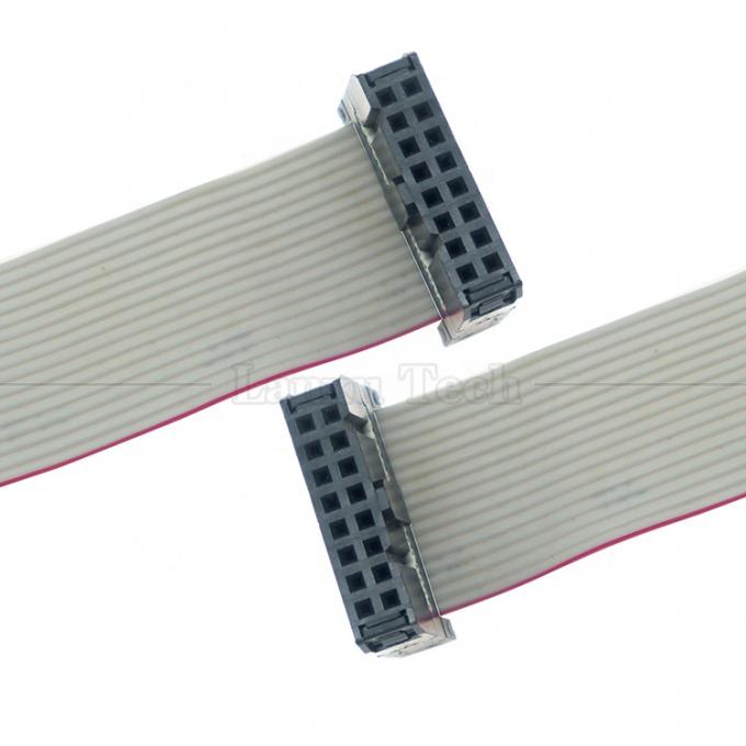 Femme à femme 16 PIN 1,27 mm Pitch IDC 2,54 mm Connecteur GPIO câble filaire gris à ruban plat pour disques durs CD Raspberry Pi 0