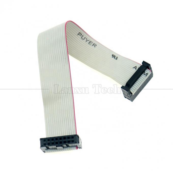 Femme à femme 16 PIN 1,27 mm Pitch IDC 2,54 mm Connecteur GPIO câble filaire gris à ruban plat pour disques durs CD Raspberry Pi 4