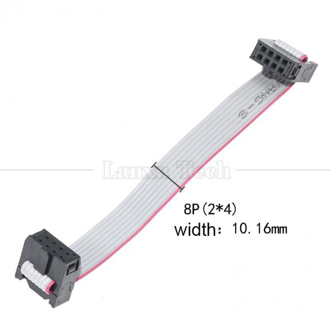 Personnalisé 4 à 80 10 16 18 20 30 40 50 60 64 PIN 1,27 mm de hauteur FCC IDC 2,54 mm de connecteur câble à ruban plat 3