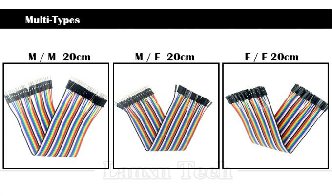 40 PIN mâle femelle à mâle femelle Dupont GPIO câble panneau de repassage fil pour Arduino 0