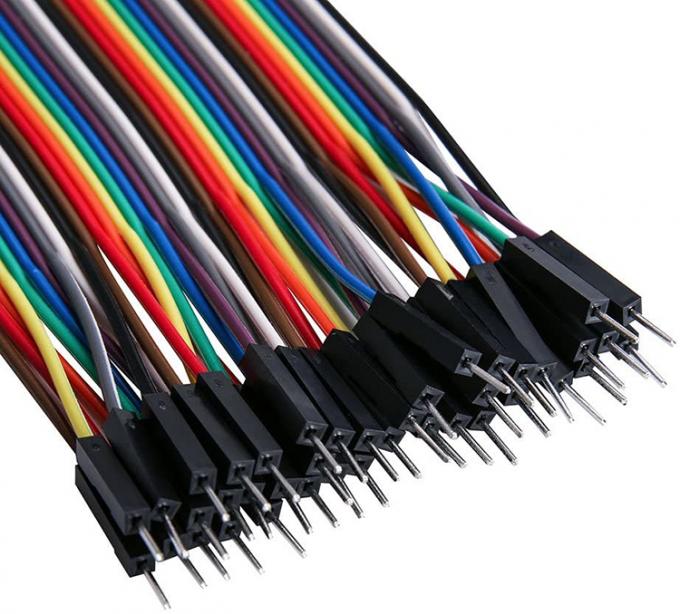 10cm 20cm 30cm Femme à Femme Homme à Homme 40 broches connecteur Dupont Panneau GPIO Jumper fils pour Arduino Raspberry Pi 3