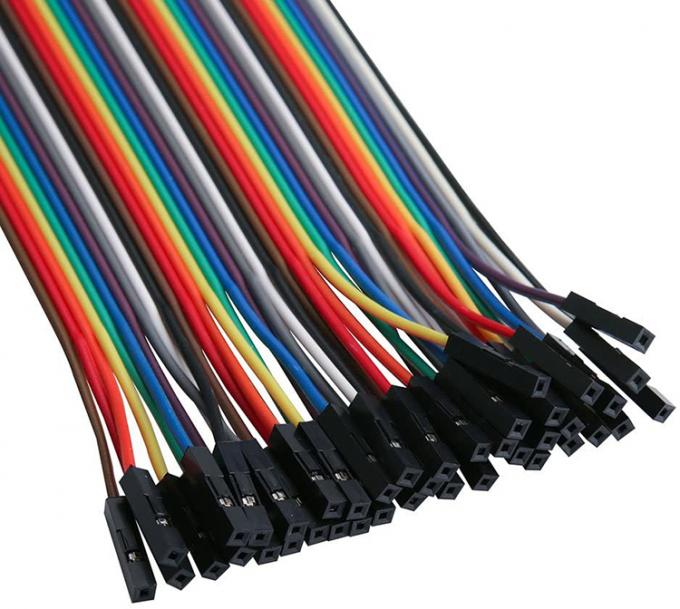 10cm 20cm 30cm Femme à Femme Homme à Homme 40 broches connecteur Dupont Panneau GPIO Jumper fils pour Arduino Raspberry Pi 4