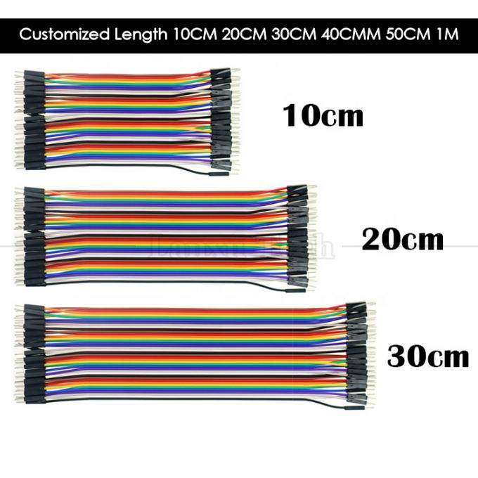 40 PIN mâle femelle à mâle femelle Dupont GPIO câble panneau de repassage fil pour Arduino 4