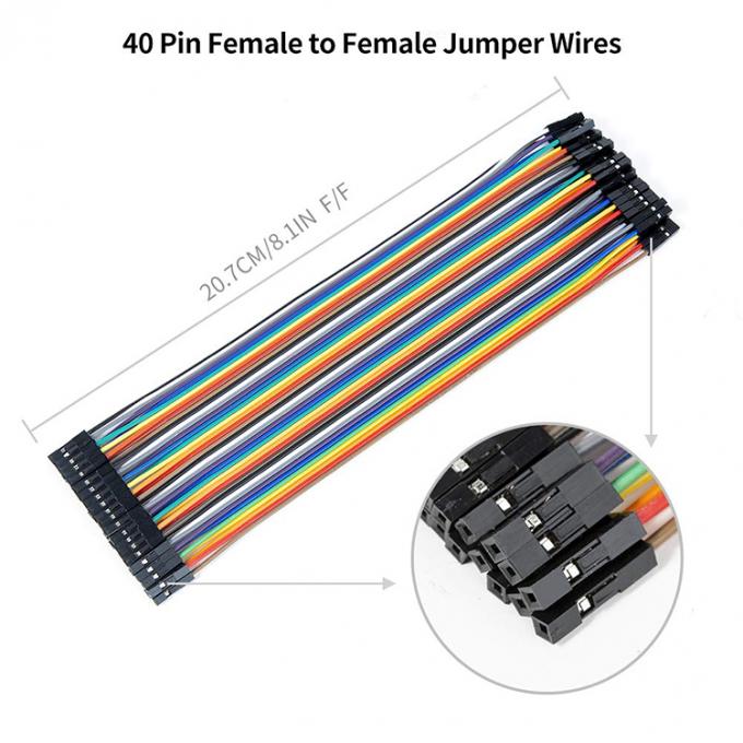 40 PIN mâle femelle à mâle femelle Dupont GPIO câble panneau de repassage fil pour Arduino 7