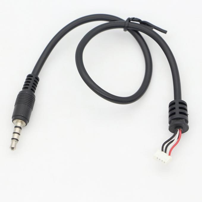 Assemblage personnalisé 1M 2M 3M 3,5 mm TRRS Audio DC Jack à JST 2,0 mm 2,54 mm câble de hauteur 0