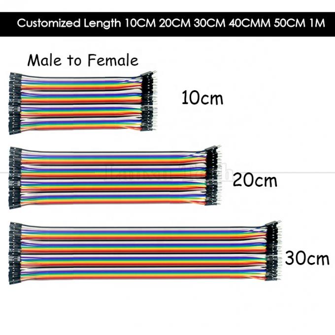 40 PIN mâle femelle à mâle femelle Dupont GPIO câble panneau de repassage fil pour Arduino 3