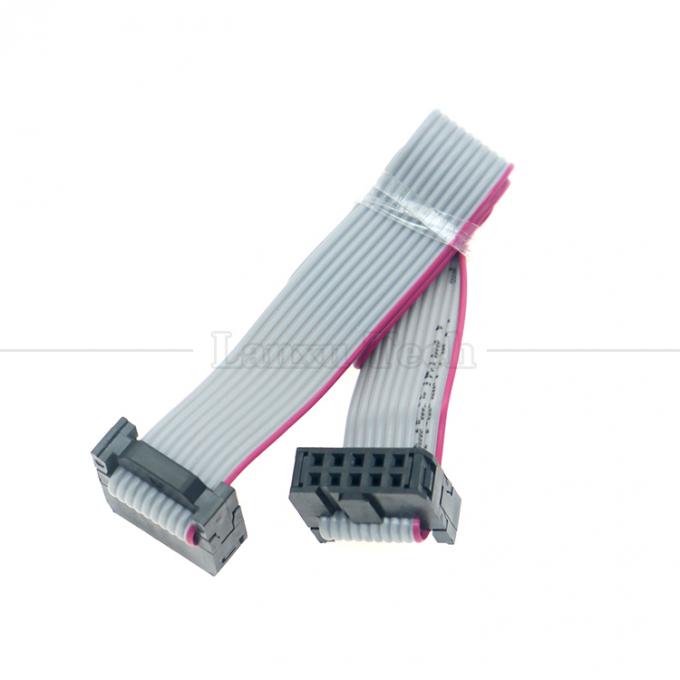 Femme à Femme 10 PIN 1,27 mm Pitch IDC 2,54 mm Connecteur GPIO câble filaire gris à ruban plat pour disques durs CD Raspberry Pi 4