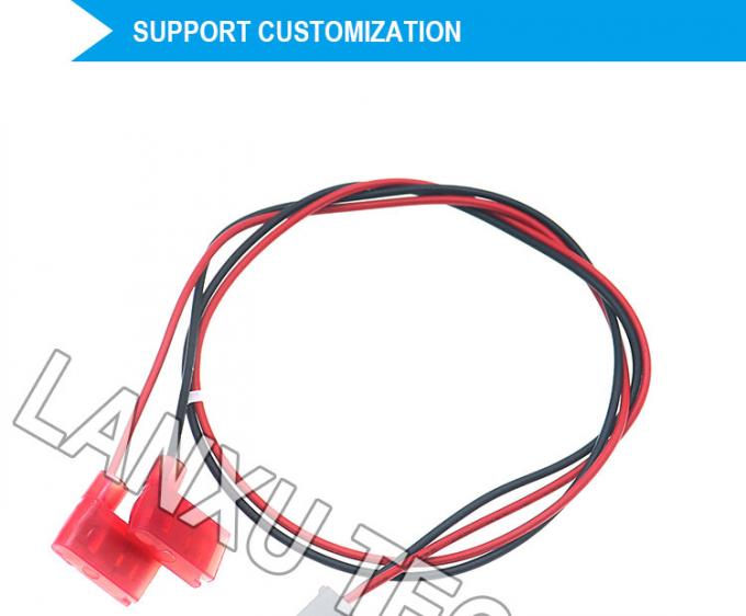 VH 2P 3,96 mm Encoche à 90 degrés 6.3 Angle de connecteur à épée Assemblage de câble 0