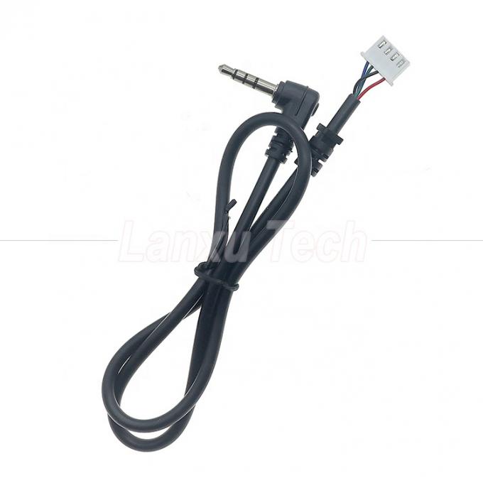 OEM personnalisation 90 degrés angle 4 pôles 3,5 mm TRRS Audio Stereo Jack à JST XH PH SH VH MX câble de connecteur 1