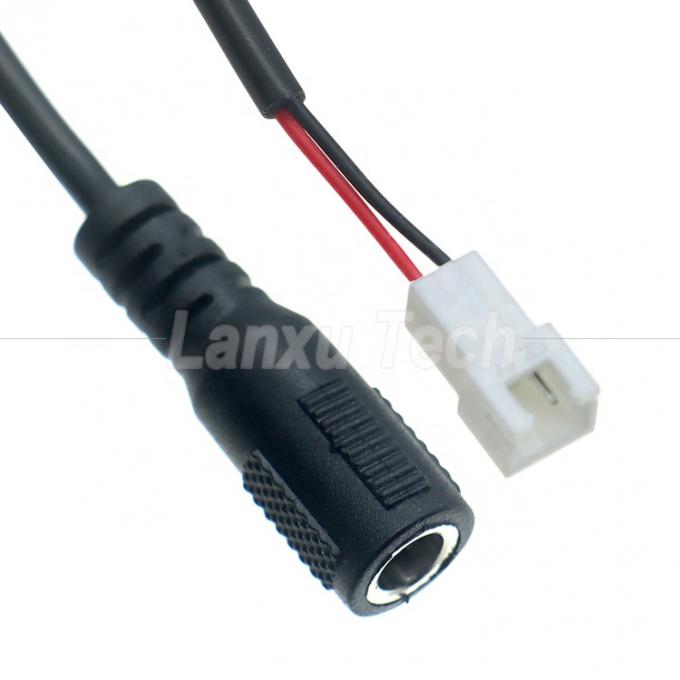 OEM personnalisation DC féminin 5.5x2.1mm Jack de tonneau à JST 2 PIN XH 2.54mm Pitch féminin câble de harnais de connecteur 1