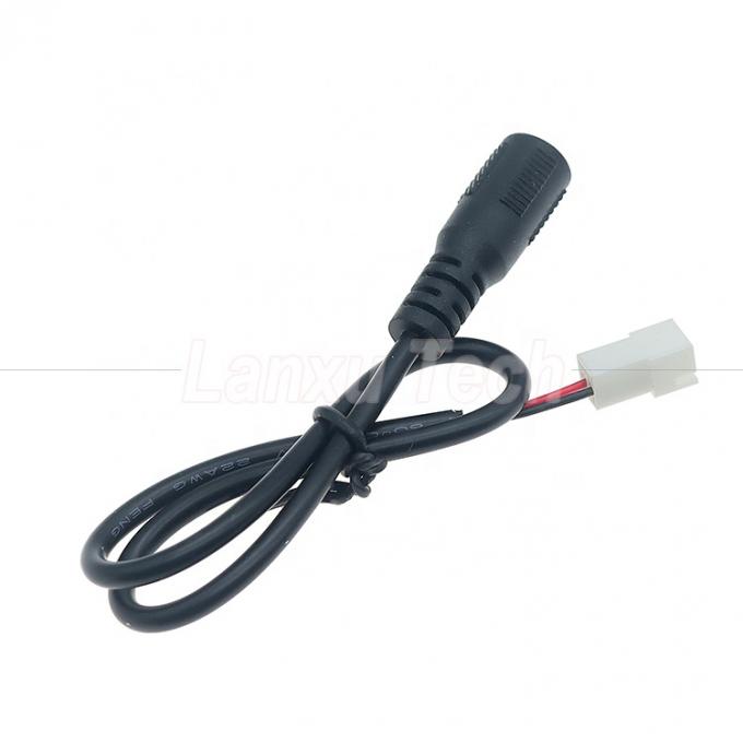 OEM personnalisation DC féminin 5.5x2.1mm Jack de tonneau à JST 2 PIN XH 2.54mm Pitch féminin câble de harnais de connecteur 5