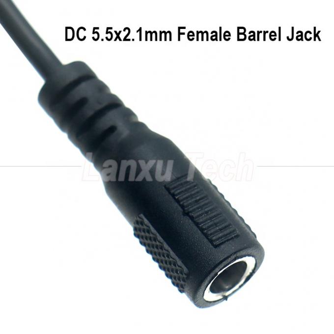 OEM personnalisation DC féminin 5.5x2.1mm Jack de tonneau à JST 2 PIN XH 2.54mm Pitch féminin câble de harnais de connecteur 3