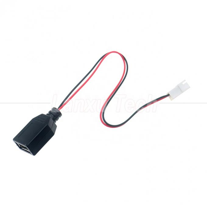 USB type A féminin à JST XH 2.54 Pitch 2 Pin câble de prise féminine 3