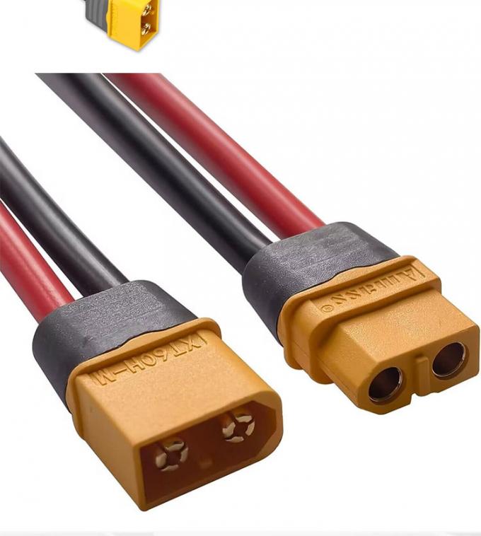 10AWG 12AWG Homme à femme XT60 XT60H Connecteur câble d'adaptateur d'extension pour la centrale électrique à batterie RC Panneau solaire 1