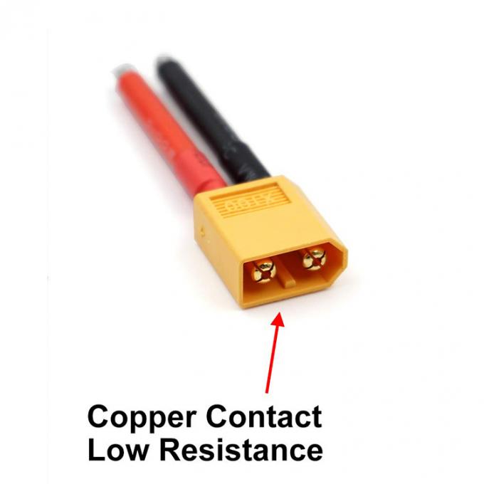 Connecteur XT60 de haute qualité 12AWG fil de silicium câble d'extension de plomb pour RC Lipo batterie FPV drone de course 3