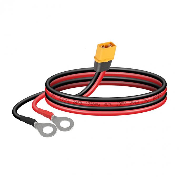 12AWG fil de silicium XT60 XT60H mâle femelle à O câble de terminal d'anneau pour les avions RC voitures de jouets Lipo batterie FPV drone de course 1