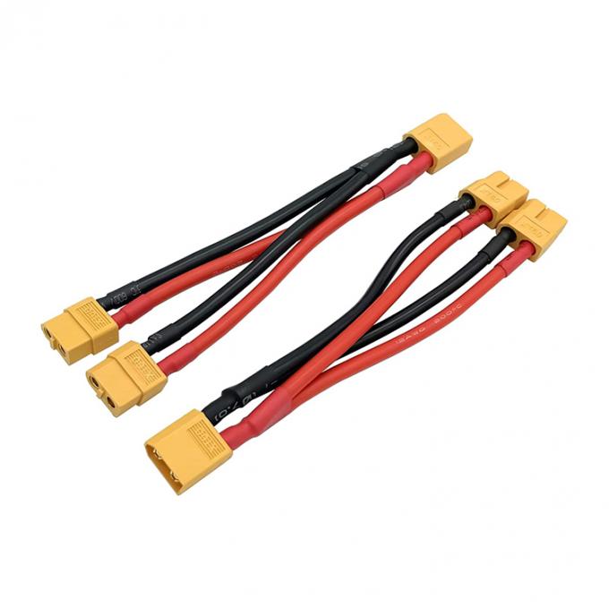 14AWG XT60 1 mâle à 2 femelles câble d'extension Y Splitter pour batterie RC Lipo 2
