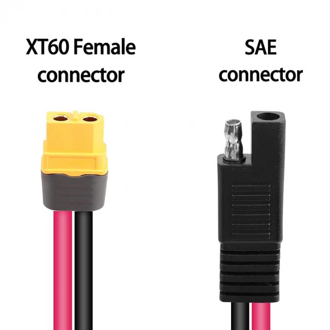 12AWG SAE à XT60 câble d'extension adaptateur de connecteur pour la batterie Lipo de la centrale solaire 2
