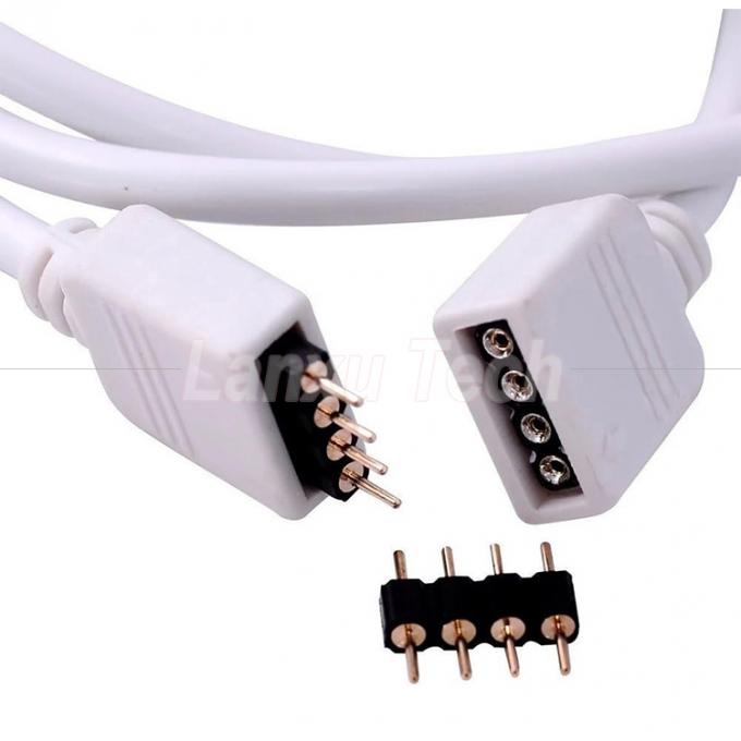 Cable d'extension de connecteur RGB à 4 broches pour 5050 3528 2835 5