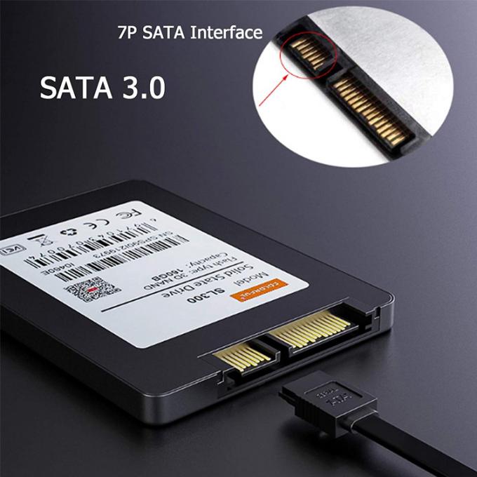 Chargement de données à haute vitesse 6Gbps 8pins Sata III 3.0 câble d'extension d'alimentation pour disque dur HDD SSD 8